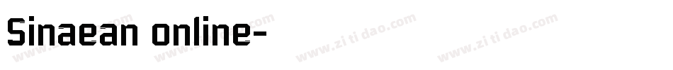 Sinaean online字体转换